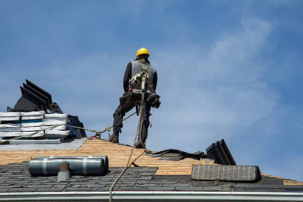 Professional Flat Roof Repair technician working in Manheim, PA